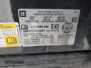2013 GMC Acadia SLE with VIN 1GKKVNED4DJ182261, listed as a Copart auction lot 41767205 with 182,475 mi miles and Clean Title. Bid and sale history available at carsss.com. Image 13.
