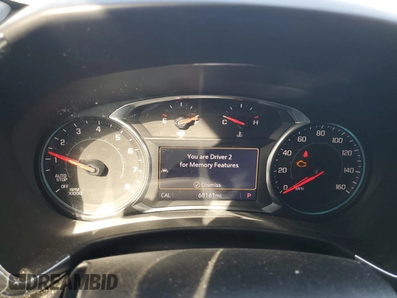 2020 Chevrolet Equinox LT with VIN 2GNAXLEX7L6233917, listed as a Copart auction lot 47210625 with 68,161 mi miles and Salvage Title. Bid and sale history available at carsss.com. Image 9.