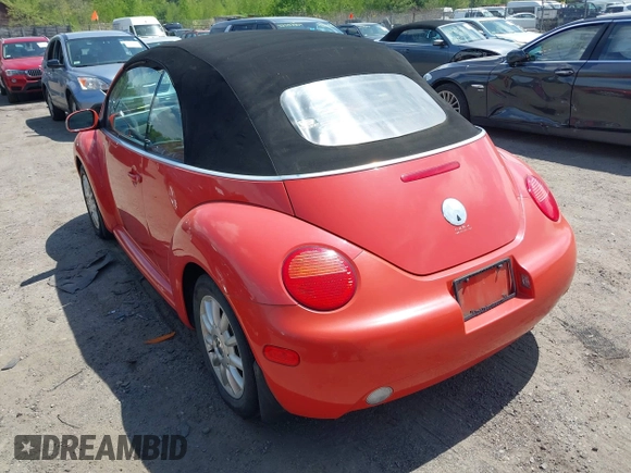 2004 Volkswagen Beetle with VIN 3VWCM21Y44M307429, listed as a IAAI auction lot 42247301 with 60,166 mi miles and . Bid and sale history available at DreamBid. Image 3.