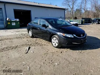 2015 Honda Civic Sedan LX with VIN 19XFB2F59FE115747, listed as a Copart auction lot 47935215 with 124,746 mi miles and Salvage Title. Bid and sale history available at carsss.com. Image 13.