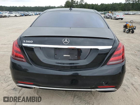 2020 Mercedes-Benz S-Class S 560 with VIN W1KUG8DB9LA569120, listed as a Copart auction lot 71278734 with 57,896 mi miles and Salvage Title. Bid and sale history available at carsss.com. Image 6.