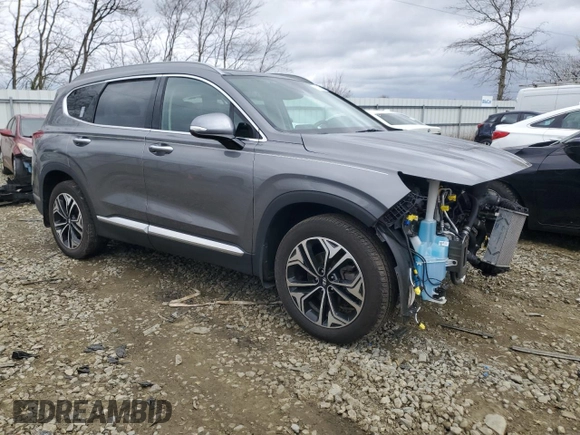2019 Hyundai Santa Fe Ultimate with VIN 5NMS5CAA1KH126034, listed as a Copart auction lot 50917085 with 44,982 mi miles and Salvage Title. Bid and sale history available at carsss.com. Image 4.