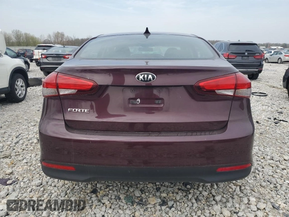 2018 Kia Forte LX with VIN 3KPFK4A71JE199527, listed as a Copart auction lot 54065505 with 80,135 mi miles and Clean Title. Bid and sale history available at carsss.com. Image 6.