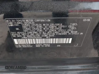 2006 Toyota RAV4 Sport with VIN JTMBK32V465004660, listed as a IAAI auction lot 42134217 with 190,680 mi miles. Bid and sale history available at carsss.com. Image 9.
