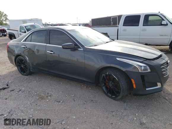 2017 Cadillac CTS Luxury AWD with VIN 1G6AX5SS3H0159377, listed as a Copart auction lot 71490094 with 112,287 mi miles and Salvage Title. Bid and sale history available at DreamBid. Image 4.