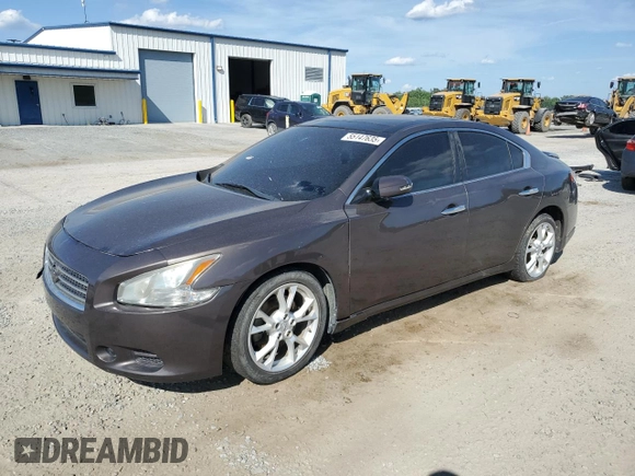 2012 Nissan Maxima S with VIN 1N4AA5AP0CC817990, listed as a Copart auction lot 55147635 with 121,428 mi miles and Clean Title. Bid and sale history available at DreamBid. Image 1.