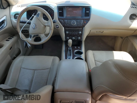 2014 Nissan Pathfinder S with VIN 5N1AR2MM9EC603825, listed as a Copart auction lot 54376525 with 229,783 mi miles and Salvage title. Bid and sale history available at DreamBid. Image 8.
