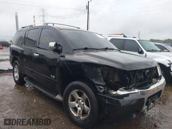 2007 Nissan Armada SE with VIN 5N1AA08C17N715135, listed as a IAAI auction lot 42292190 with 188,073 mi miles and . Bid and sale history available at DreamBid. Image 6.