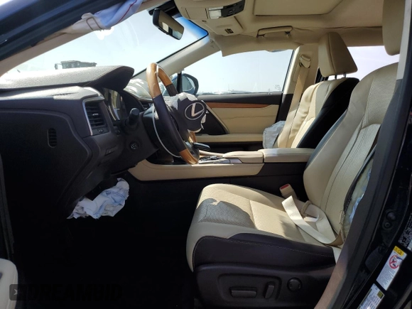2016 Lexus RX 350 with VIN 2T2ZZMCA5GC001066, listed as a Copart auction lot 60964615 with 41,281 mi miles and Salvage title. Bid and sale history available at DreamBid. Image 7.