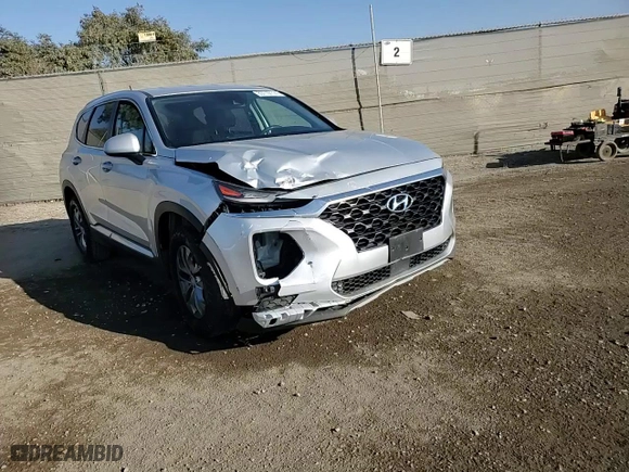 2019 Hyundai Santa Fe SE with VIN 5NMS23AD8KH016066, listed as a Copart auction lot 83710114 with 126,990 mi miles and Salvage Title. Bid and sale history available at carsss.com. Image 12.