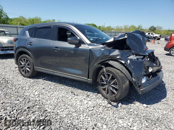 2018 Mazda CX-5 Grand Touring z VIN JM3KFBDM3J0351106, wystawiony jako Copart lot #52553925 z przebiegiem Nie podano mil oraz Szkoda całkowita • Salvage title. Historia ofert i sprzedaży dostępna na DreamBid. Obrazek 4.