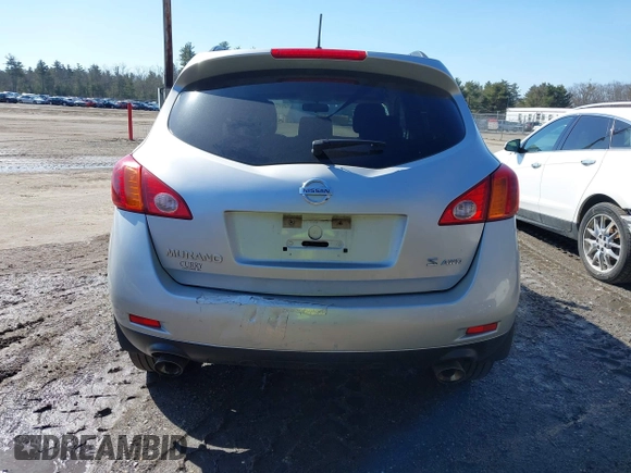 2009 Nissan Murano S with VIN JN8AZ18W99W136361, listed as a IAAI auction lot 41799187 with 145,276 mi miles and . Bid and sale history available at carsss.com. Image 16.
