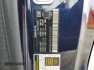 2017 Mercedes-Benz C 43 AMG with VIN WDDWJ6EB0HF439265, listed as a Copart auction lot 51828385 with Not provided miles and Salvage title. Bid and sale history available at DreamBid. Image 12.