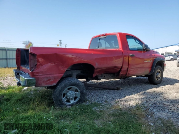 2005 Dodge Ram 2500 ST with VIN 3D7KS26D75G850709, listed as a Copart auction lot 72594704 with 80,777 mi miles and Salvage Title. Bid and sale history available at carsss.com. Image 3.