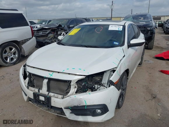 2016 Honda Civic Sedan EX-T with VIN 19XFC1F31GE000051, listed as a IAAI auction lot 41756302 with 188,536 mi miles. Bid and sale history available at carsss.com. Image 17.