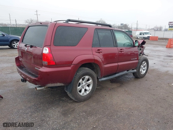 2006 Toyota 4Runner SR5 with VIN JTEBU14R368059254, listed as a IAAI auction lot 41506206 with 95,451 mi miles. Bid and sale history available at carsss.com. Image 4.