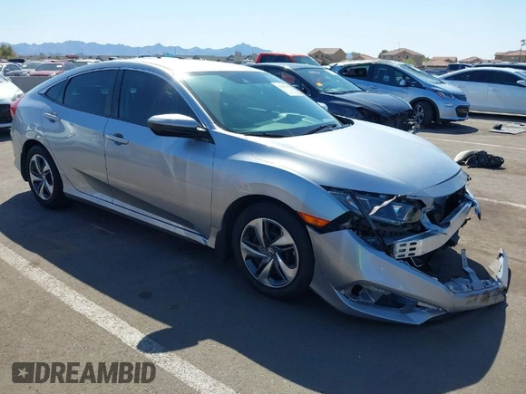 2021 Honda Civic Sedan LX with VIN 2HGFC2F69MH514408, listed as a IAAI auction lot 41845295 with 44,126 mi miles. Bid and sale history available at carsss.com. Image 1.