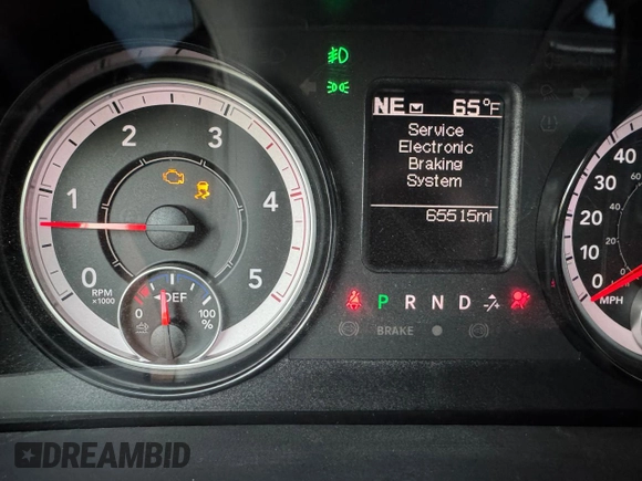 2018 Ram 2500 Big Horn with VIN 3C6UR5DL8JG133408, listed as a Copart auction lot 55651385 with 65,520 mi miles and Salvage Title. Bid and sale history available at carsss.com. Image 8.