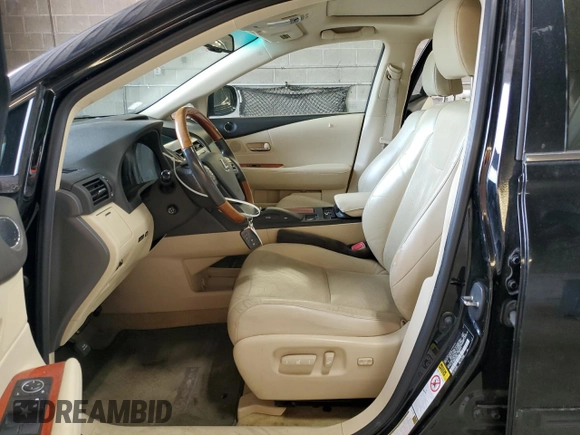 2012 Lexus RX 450h with VIN JTJBC1BAXC2432788, listed as a Copart auction lot 58899685 with Not provided miles and Salvage title. Bid and sale history available at DreamBid. Image 7.