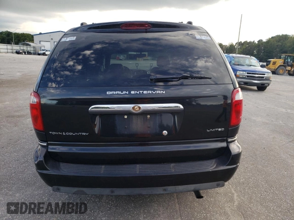 2006 Chrysler Town & Country LWB Limited with VIN 2A4GP64L56R807799, listed as a Copart auction lot 73799324 with 180,483 mi miles and Non Repairable. Bid and sale history available at carsss.com. Image 6.
