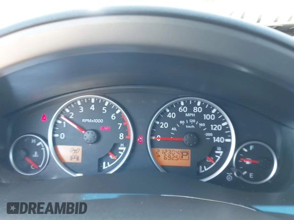 2005 Nissan Pathfinder LE with VIN 5N1AR18W85C714971, listed as a IAAI auction lot 41998680 with 212,304 mi miles and . Bid and sale history available at DreamBid. Image 7.