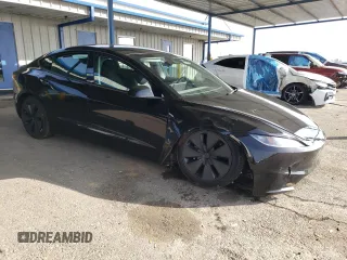 2024 Tesla Model 3 with VIN 5YJ3E1EA5RF848265, listed as a Copart auction lot 46254355 with 0 mi miles and Salvage Title. Bid and sale history available at carsss.com. Image 4.