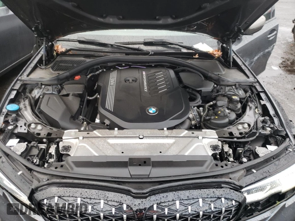 2021 BMW 3 Series M340i xDrive with VIN 3MW5U9J02M8B84525, listed as a Copart auction lot 81679494 with 34,447 mi miles and Salvage Title. Bid and sale history available at carsss.com. Image 13.