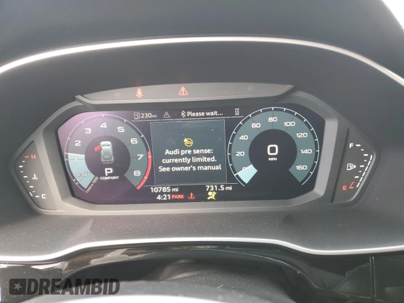 2023 Audi Q3 S line Premium z VIN WA1DECF3XP1144319, wystawiony jako Copart lot #50177425 z przebiegiem 10 785 mil mil oraz Szkoda całkowita • Salvage title. Historia ofert i sprzedaży dostępna na DreamBid. Obrazek 9.