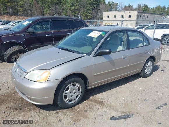 2002 Honda Civic LX with VIN 1HGES16542L069740, listed as a IAAI auction lot 41902478 with 146,627 mi miles. Bid and sale history available at carsss.com. Image 17.