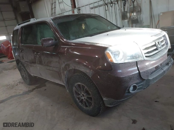2012 Honda Pilot EX with VIN 5FNYF4H43CB503009, listed as a IAAI auction lot 41278744 with 208,606 mi miles. Bid and sale history available at carsss.com. Image 1.