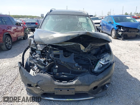 2015 Nissan Rogue SL with VIN 5N1AT2MV9FC813059, listed as a IAAI auction lot 42096904 with 121,494 mi miles and . Bid and sale history available at carsss.com. Image 11.