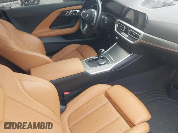 2022 BMW 2 Series M240i xDrive with VIN 3MW53CM03N8C68415, listed as a IAAI auction lot 41443638 with 37,209 mi miles. Bid and sale history available at carsss.com. Image 5.