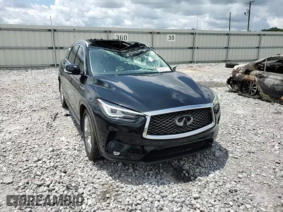 2019 Infiniti QX50 Essential with VIN 3PCAJ5M33KF116266, listed as a Copart auction lot 59537885 with 88,660 mi miles and Salvage title. Bid and sale history available at DreamBid. Image 14.