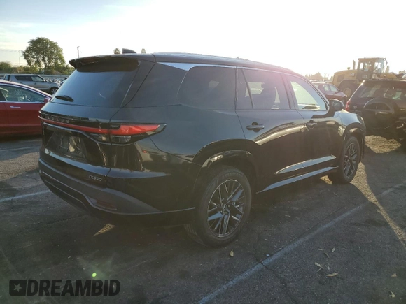 2024 Lexus TX 350 with VIN 5TDAAAA65RS007966, listed as a Copart auction lot 85343724 with 35,782 mi miles and Salvage title. Bid and sale history available at DreamBid. Image 3.