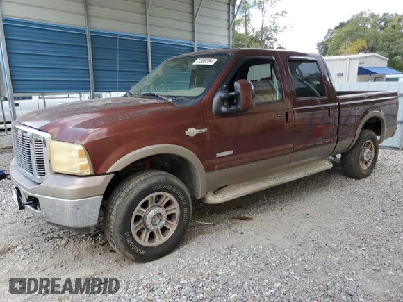2005 Ford Super Duty F-250 XL with VIN 1FTSW21P65EC58581, listed as a Copart auction lot 71998364 with 328,440 mi miles and Salvage Title. Bid and sale history available at carsss.com. Image 1.