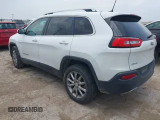 2018 Jeep Cherokee Limited with VIN 1C4PJMDX3JD516924, listed as a IAAI auction lot 42189115 with 111,670 mi miles and . Bid and sale history available at DreamBid. Image 3.