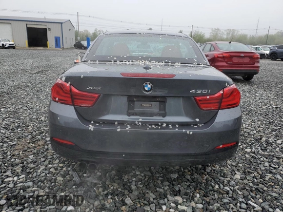 2019 BMW 4 Series 430i xDrive with VIN WBA4Z3C56KEC58481, listed as a Copart auction lot 55330405 with 57,617 mi miles and Salvage title. Bid and sale history available at DreamBid. Image 6.