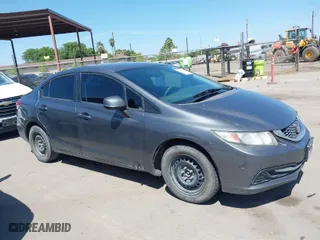 2013 Honda Civic Sdn LX with VIN 19XFB2F53DE260019, listed as a IAAI auction lot 41982113 with 373,108 mi miles. Bid and sale history available at carsss.com. Image 13.