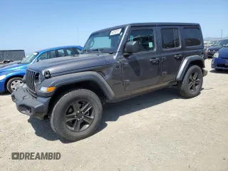 2021 Jeep Wrangler Unlimited Sport S с VIN 1C4HJXDNXMW795690, выставлен на аукционе Copart как лот 54250015 с пробегом 23 175 миль миль и Списание • Salvage title. История ставок и продаж доступна на DreamBid. Изображение 1.
