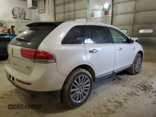 2011 Lincoln MKX with VIN 2LMDJ6JK8BBJ34628, listed as a Copart auction lot 46505345 with 170,678 mi miles and Salvage Title. Bid and sale history available at carsss.com. Image 3.