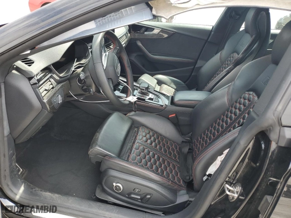 2021 Audi RS 5 Sportback with VIN WUAAWCF53MA904838, listed as a Copart auction lot 56450664 with 46,020 mi miles and Salvage Title. Bid and sale history available at carsss.com. Image 7.