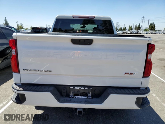 2020 Chevrolet Silverado 1500 RST with VIN 3GCPWDET4LG417516, listed as a Copart auction lot 65109784 with 73,299 mi miles and Salvage Title. Bid and sale history available at DreamBid. Image 6.