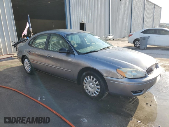 2007 Ford Taurus SE with VIN 1FAFP53U57A105399, listed as a Copart auction lot 44436805 with Not provided miles and Salvage title. Bid and sale history available at DreamBid. Image 4.