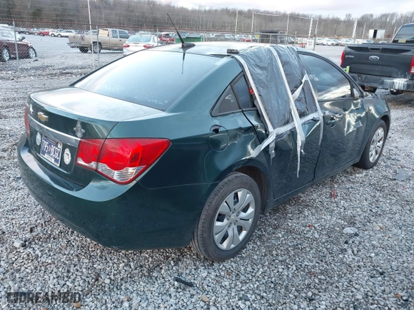 2014 Chevrolet Cruze LS with VIN 1G1PA5SHXE7282148, listed as a IAAI auction lot 41209200 with 150,769 mi miles. Bid and sale history available at carsss.com. Image 4.