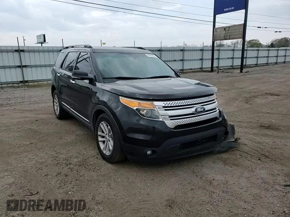 2014 Ford Explorer XLT with VIN 1FM5K7D84EGA07505, listed as a Copart auction lot 46955434 with 162,742 mi miles and Salvage Title. Bid and sale history available at DreamBid. Image 12.