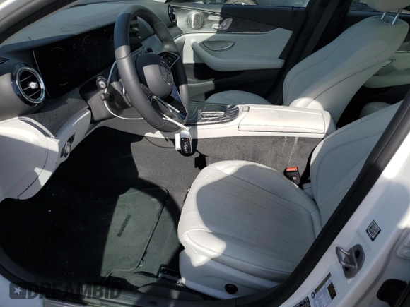 2023 Mercedes-Benz E-Class E 350 with VIN W1KZF8DB8PB146909, listed as a Copart auction lot 42498035 with 7,476 mi miles and Salvage Title. Bid and sale history available at carsss.com. Image 7.