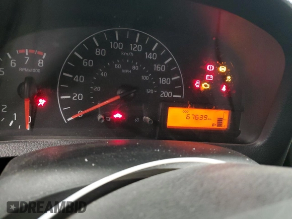2021 Nissan NV200 S with VIN 3N6CM0KN2MK708904, listed as a Copart auction lot 45185975 with 67,639 mi miles and Salvage title. Bid and sale history available at DreamBid. Image 9.