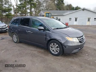2015 Honda Odyssey EX with VIN 5FNRL5H47FB121590, listed as a IAAI auction lot 41985192 with 145,454 mi miles. Bid and sale history available at carsss.com. Image 1.