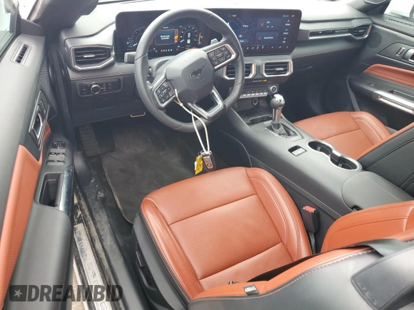2024 Ford Mustang GT Premium with VIN 1FAGP8FF2R5113703, listed as a Copart auction lot 81685624 with 2,539 mi miles and Salvage title. Bid and sale history available at DreamBid. Image 8.