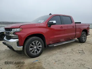2021 Chevrolet Silverado 1500 LT with VIN 1GCUYDED2MZ179981, listed as a Copart auction lot 48938385 with 49,625 mi miles and Salvage Title. Bid and sale history available at carsss.com. Image 1.